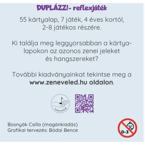 Duplázz! zenebolondoknak - zenei reflex- és kártyajáték