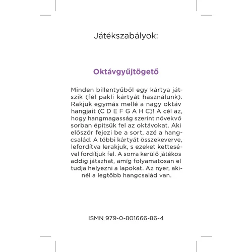 Kottafejtörő – kártyajáték kottaolvasáshoz