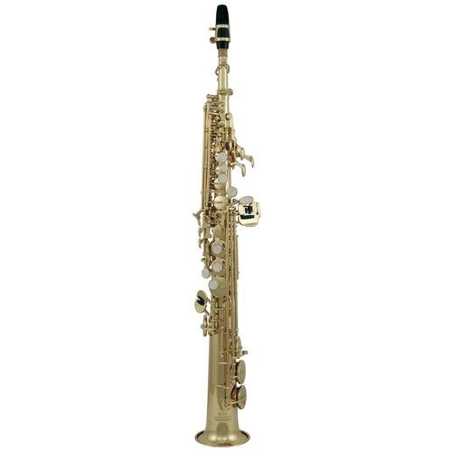 Roy Benson SS-302 sárgaréz, lakkozott szopránszaxofon