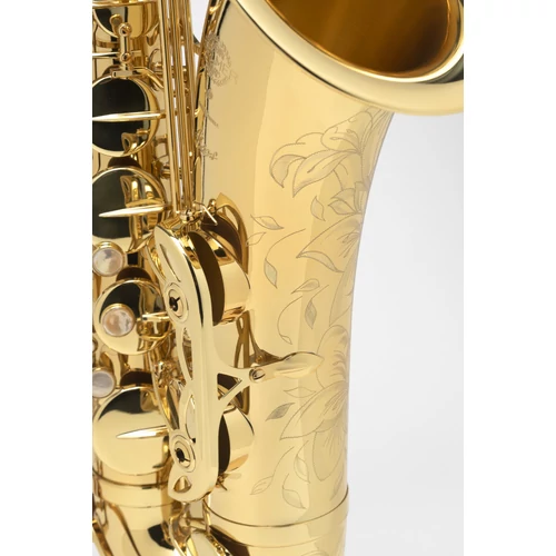 Selmer Axos arany lakkozású tenorszaxofon gravírozással