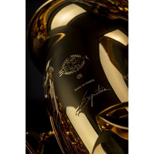 Selmer Signature arany lakkos, gravírozott tenorszaxofon