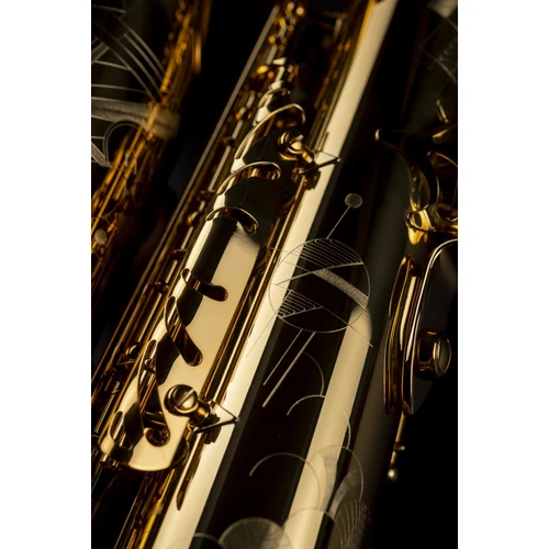 Selmer Signature tenorszaxofon Art Deco stílusú gravírozással