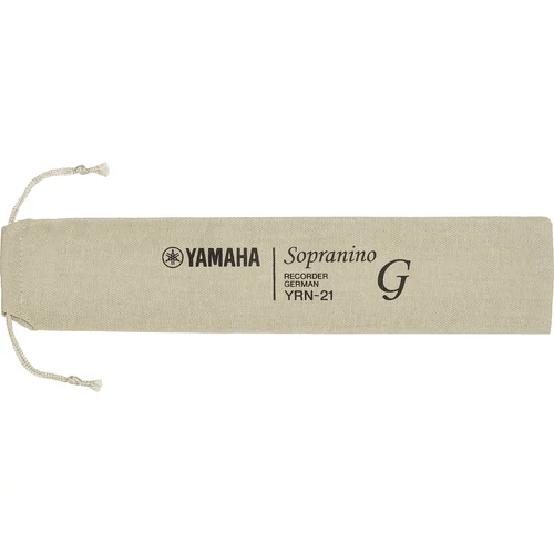 Yamaha YRN-21 szopranino furulya natúr színű vászontok 