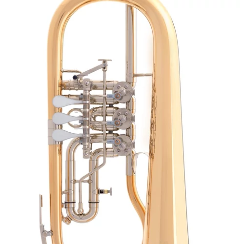 B&S 3017/2TR-L gold brass szárnykürt 3 forgóventillel