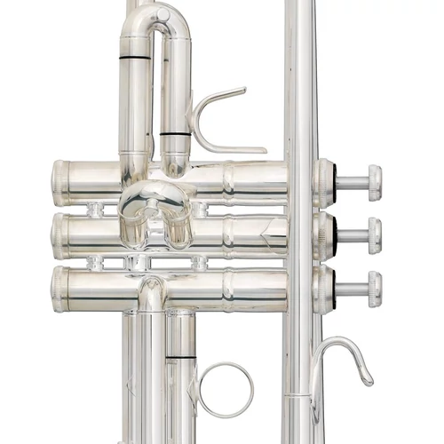 B&S Challenger II 3137/2-S ezüstözött B-trombita Monel-ventilekkel