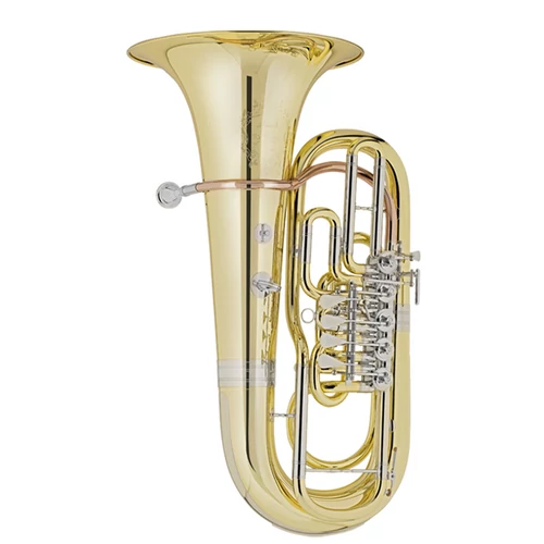 V. F. Cerveny CFB 653-5 sárgaréz F-tuba vörösréz befúvócsővel