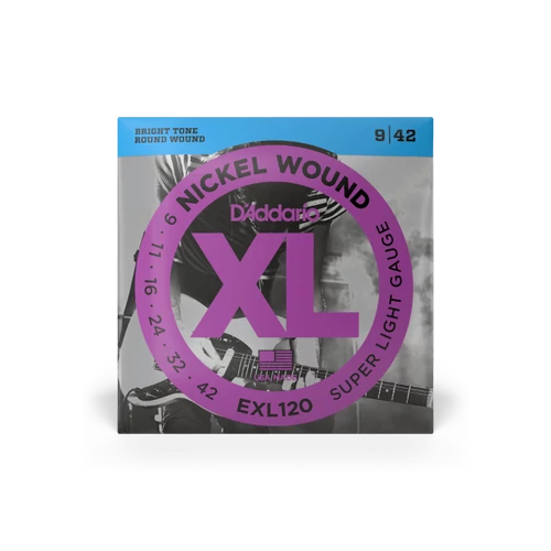D'Addario EXL120 Super Light elektromos gitárhúr szett