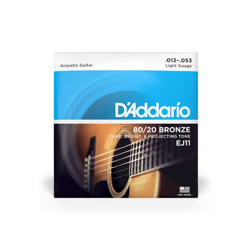D'Addario EJ11 80/20 Bronze akusztikus gitárhúr szett