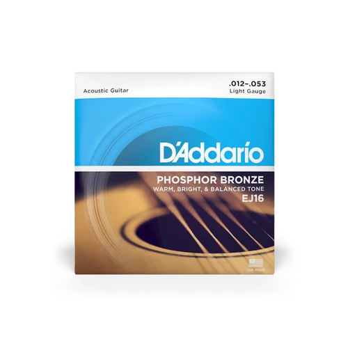 D'Addario EJ16 Phosphor Bronze akusztikus gitárhúr szett