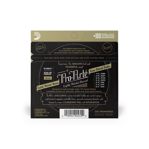 D’Addario Pro-Arté Nylon EJ46LP csiszolt gitárhúr szett
