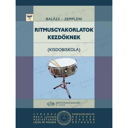 Balázs Oszkár, Zempléni László: Ritmusgyakorlatok kezdőknek – kotta