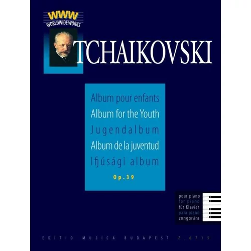 Tchaikovsky, Pyotr Ilyich: Ifjúsági album zongorára – kotta