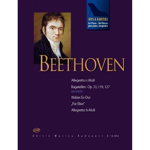 Beethoven, Ludwig van: Hits & Rarities zongorára – kotta