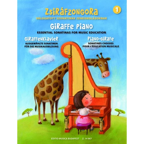 Zsiráfzongora - Válogatott szonatinák zeneiskolásoknak – kotta