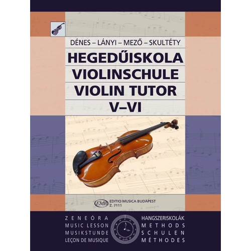 Mező-Dénes-Lányi-Kállay: Hegedűiskola V-VI - kotta