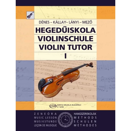 Mező-Dénes-Lányi-Kállay: Hegedűiskola I. - kotta