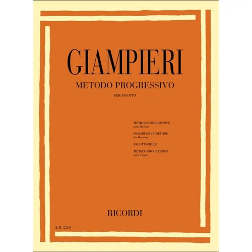 Giampieri: Metodo Progressivo per fagotto – kotta