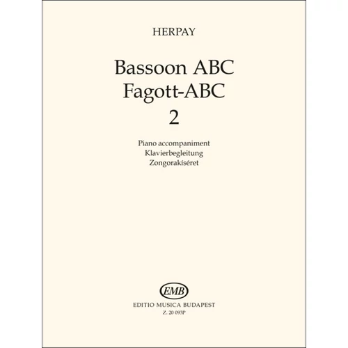 Herpay: Fagott ABC 2 Zongorakíséret - kotta