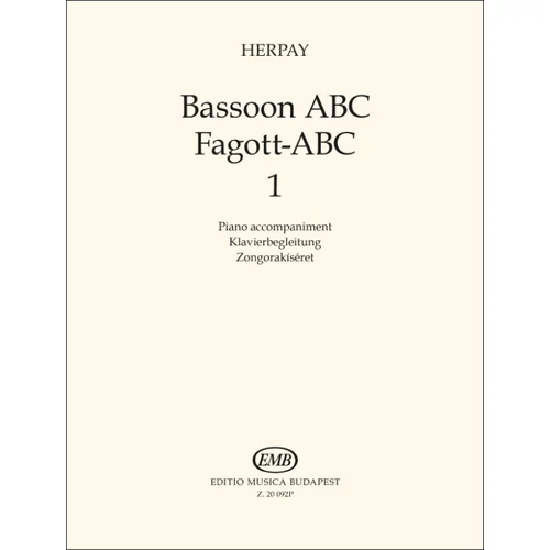 Herpay: Fagott ABC 1 Zongorakíséret - kotta