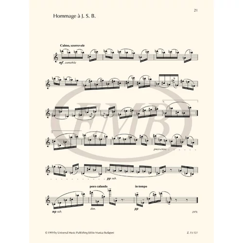 Kurtág György: Jelenetek Op. 39  – kotta