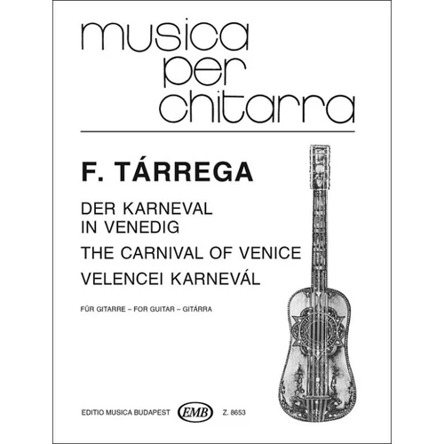 Tárrega: Velencei karnevál – kotta