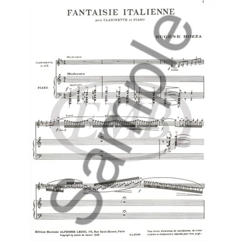 Bozza: Fantaisie Italienne