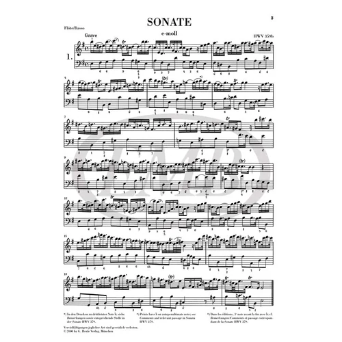 Händel: Flute Sonatas, Volume I 