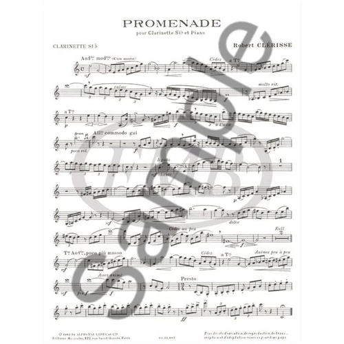 Clérisse: Promenade