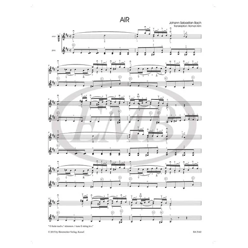 J. S. Bach: Air – kotta