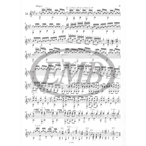Giuliani: 24 etűd Op. 48