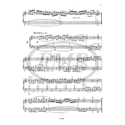 Bach, Johann Sebastian: 18 kis prelúdium – kotta