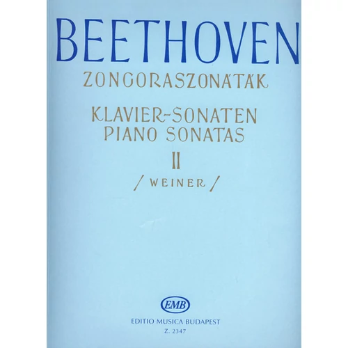 Beethoven, Ludwig van: Zongoraszonáták 2. – kotta