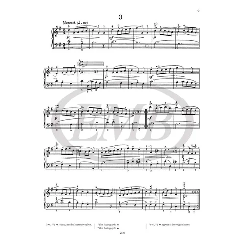 Bach, Johann Sebastian 13 könnyű kis zongoradarab – kotta