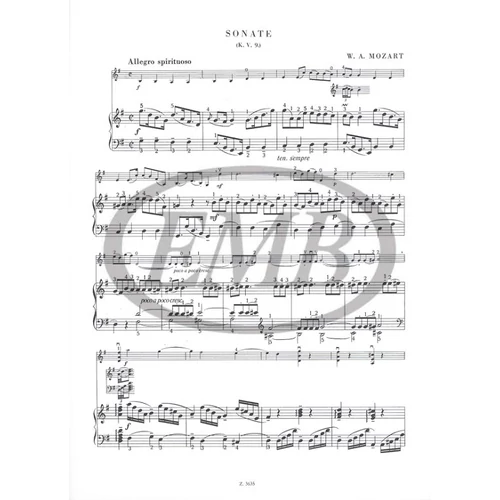 Mozart: Gyermekkori szonáták 1