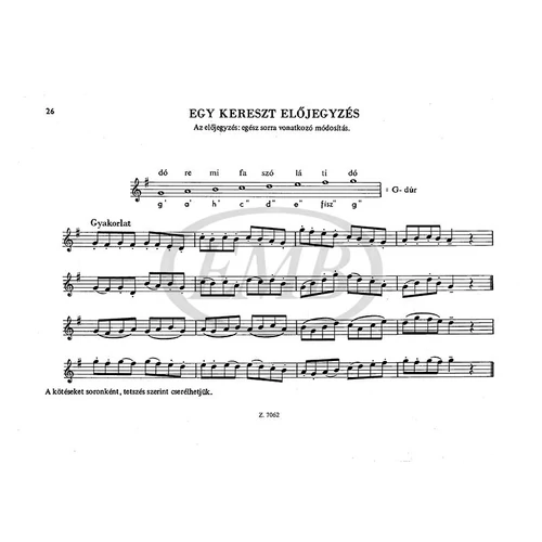 Béres: Furulyaiskola 2 kotta