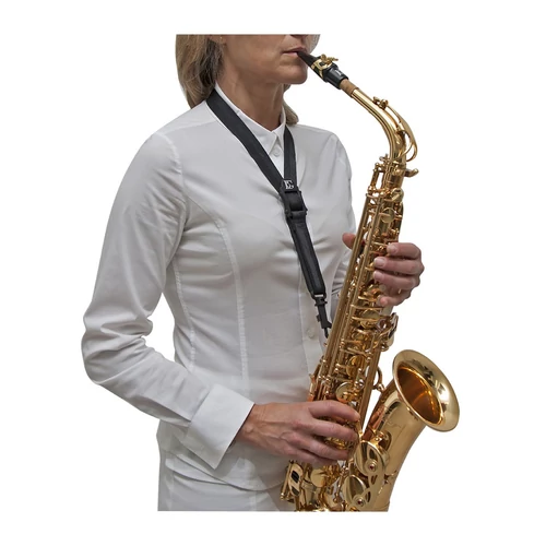 BG S30SH Standard karabíneres, fekete szaxofon nyakló