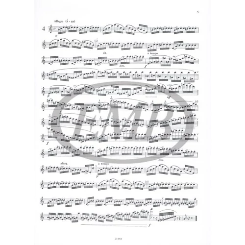 Köhler: Etűdök fuvolára 2. Op.33, No.2