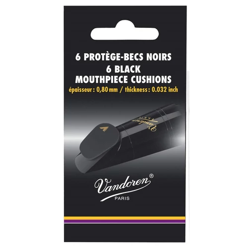 Vandoren fogvédő gumi - 0,8 mm, fekete