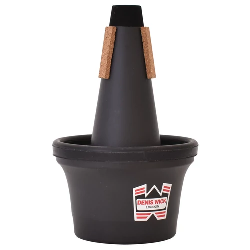 Denis Wick DW5575 fekete, műanyag, kalapos trombita/kornett szordínó