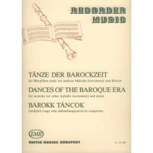 Nagy: Barokk Táncok - kotta borító
