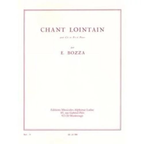 Bozza, Eugéne: Chant Lointain – kotta