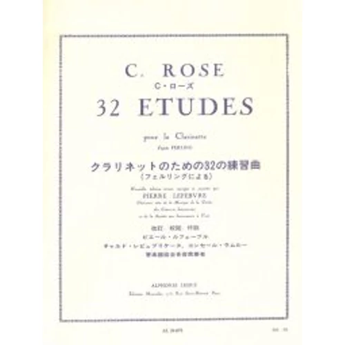 Rose: 32 Études pour la Clarinette - kotta