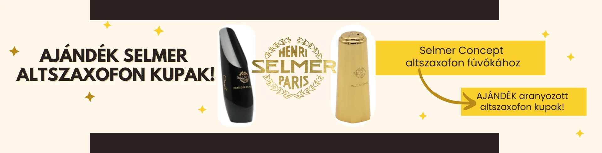 Ajándék Selmer kupak